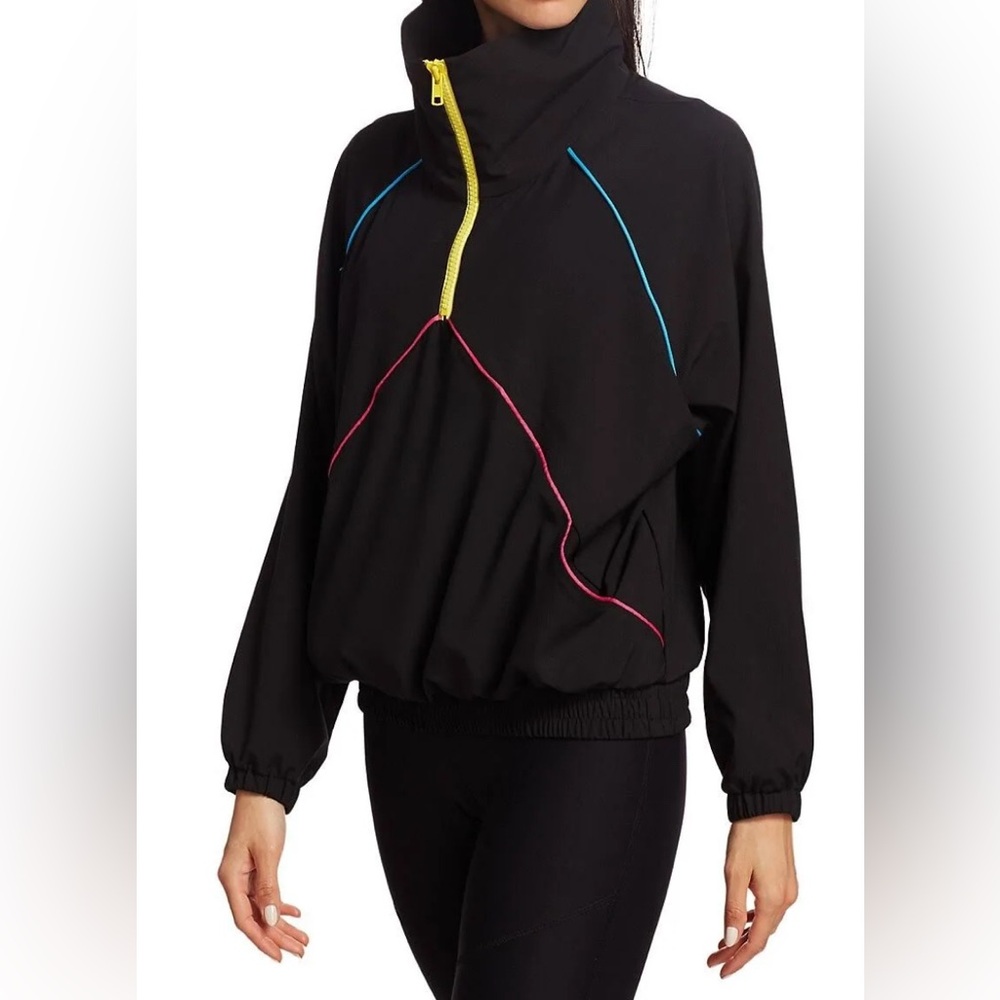 Terez Vision Quarter Zip Windbreaker - Size S (Oversized)